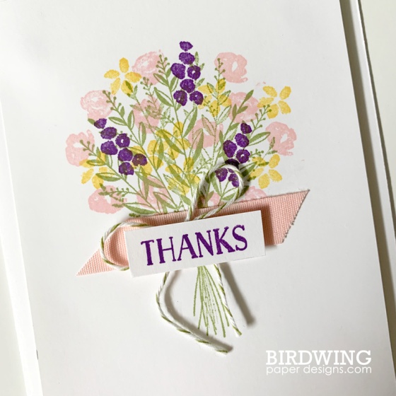 Stampin' Up! Thank You Cards - Birdwing Paper Designs