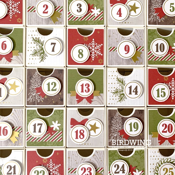 DIY Reusable Advent Calendar - Birdwing Paper Designs